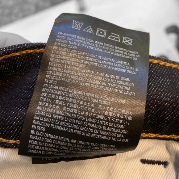 Dark Blue VLCM , Vorta Slim Straight Stretch Jean. - Picture 9 of 9